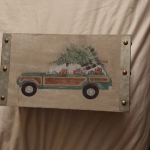 Christmas wooden box